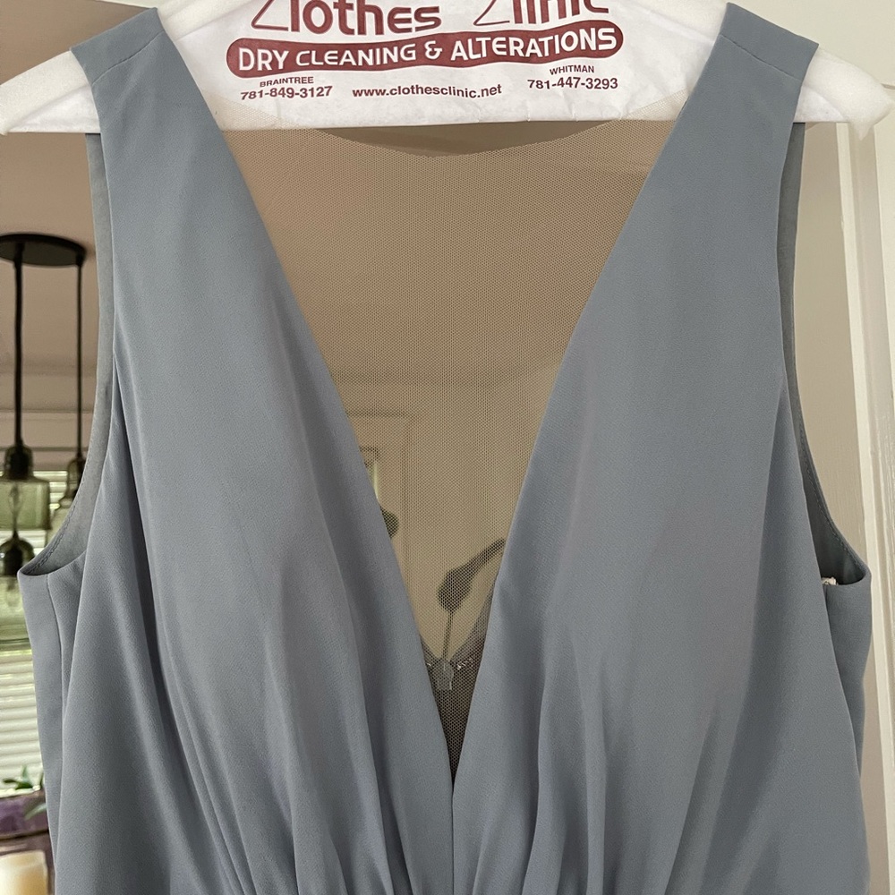 Jenny Yoo Ryan Dress, Size 10, color: Mayan Blue - Picture 2 of 10
